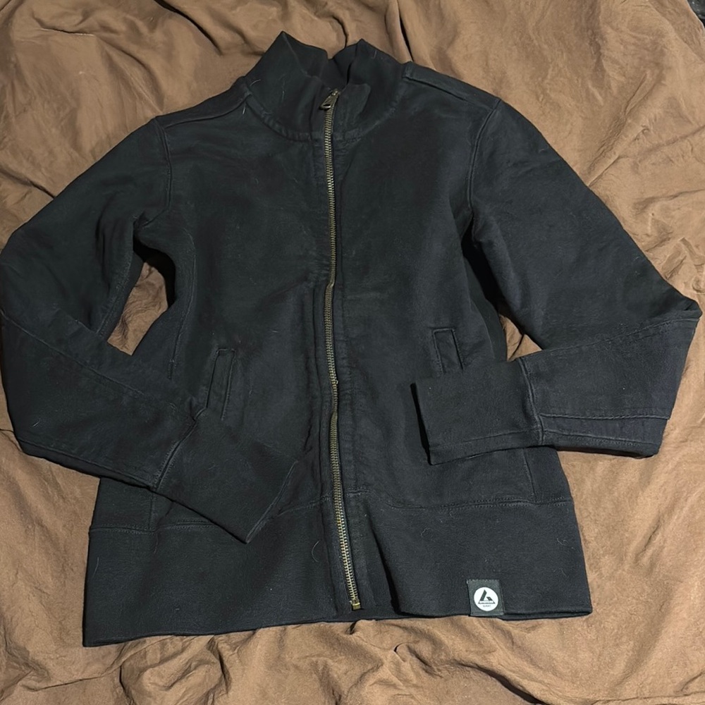 American Giant Black Full-Zip Jacket